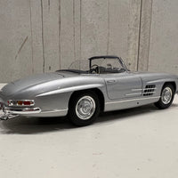 1957 MERCEDES-BENZ 300 SL - ROADSTER (W198) - SILVER - 1:18 SCALE DIECAST MODEL - MINICHAMPS