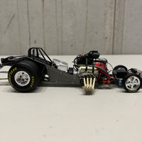 2012 John Force Castrol Comic Book Car Mustang Funny Car - 1:24 Scale Diecast Model - Action