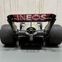 Mercedes-AMG Petronas F1 W13 E Performance No.44 Mercedes-AMG Petronas F1 Team - Miami GP 2022 - Lewis Hamilton. With Acrylic Cover - 1:18 Scale Resin Model Car - SPARK - RRP $380 NOW $340