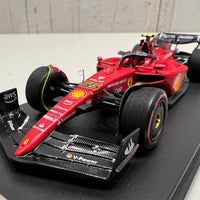 Ferrari F1-75 No.55 Winner Great Britain GP 2022 - Carlos Sainz Jr. - 1:43 Scale Resin Model Car - LookSmart