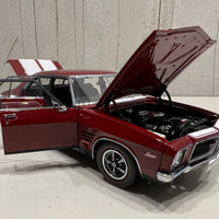 HOLDEN HQ GTS MONARO - BURGUNY SEDAN - 1:18 DIECAST MODEL