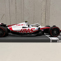 HAAS F1 TEAM VF-22 - MICK SCHUMACHER - FIRST POINTS - BRITISH GP 2022 - 1:18 Scale Resin Model Car - Minichamps