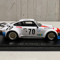 Porsche 934 No.70 24H Le Mans 1976 - "Beurlys" - N. Faure - J. Goss - 1:43 Scale Resin Model Car - Spark