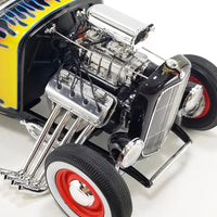 1932 FORD BLOWN 5 WINDOW W/ RAT FINK FIGURE - 1:18 SCALE DIECAST MODEL - ACME