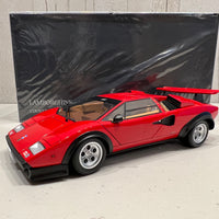 Lamborghini Countach Walter Wolf - Red - 1:18 Scale Diecast Model Car - KYOSHO