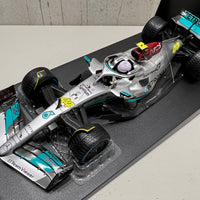 MERCEDES-AMG PETRONAS FORMULA ONE TEAM F1 W13 E PERFORMANCE - LEWIS HAMILTON - MONACO GP 2022 - with rain tyres - 1:18 Scale Diecast Model Car - Minichamps