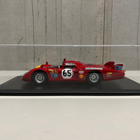 Alfa Romeo 33/2 No.65 24H Le Mans 1968 - S. Trosch - K. von Wendt - With Acrylic Cover - 1:18 Scale Resin Model Car