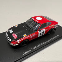 Datsun 240Z No.10 18th Monte Carlo 1973 - R. Aaltonen - P. Easter - 1:43 Scale Resin Model Car