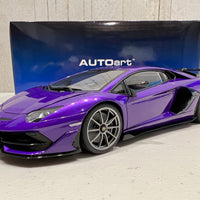 LAMBORGHINI AVENTADOR SVJ (VIOLA PASIFAE/PEARL PURPLE) 1:18 - AUTOART