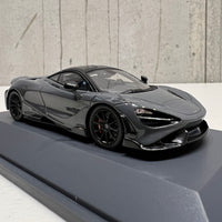 McLaren 765 LT Dark Silver - 1:43 Scale Resin Model Car - Spark
