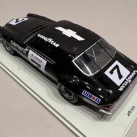 Chevrolet Camaro No.7 Winner Michigan IROC 1974 - Bobby Unser - Limited 300 - 1:18 Scale Resin Model Car - Spark