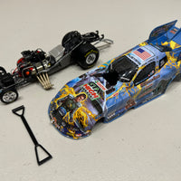 2012 John Force Castrol Comic Book Car Mustang Funny Car - 1:24 Scale Diecast Model - Action