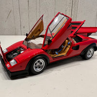 Lamborghini Countach Walter Wolf - Red - 1:18 Scale Diecast Model Car - KYOSHO