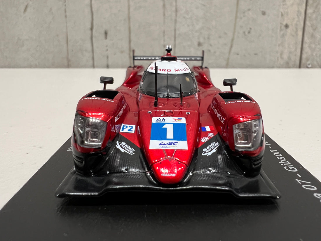 Oreca 07 - Gibson No.1 Richard Mille Racing Team - 24H Le Mans 2022 - L. Wadoux - S. Ogier - C. Milesi - 1:43 Scale Resin Model Car - Spark