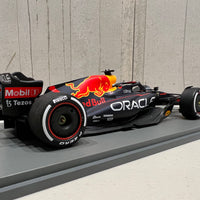 Oracle Red Bull Racing RB18 No.1 Oracle Red Bull Racing - Winner Miami GP 2022 - Max Verstappen. With Acrylic Cover - 1:18 Scale Resin Model Car