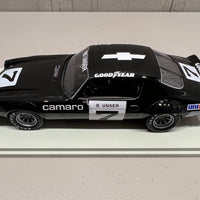 Chevrolet Camaro No.7 Winner Michigan IROC 1974 - Bobby Unser - Limited 300 - 1:18 Scale Resin Model Car - Spark