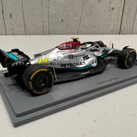 Mercedes-AMG Petronas F1 W13 E Performance No.44 Mercedes-AMG Petronas F1 Team - Belgian GP 2022 - Lewis Hamilton - 1:43 Scale Resin Model Car - Spark