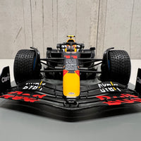 Oracle Red Bull Racing RB18 No.11 Oracle Red Bull Racing - Winner Monaco GP 2022 - Sergio Pérez. With Acrylic Cover - 1:18 Scale Resin Model Car