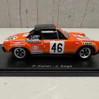 Porsche 914/6 No.46 24H Le Mans 1971 - P. Keller - J. Sage - 1:43 Scale Resin Model Car