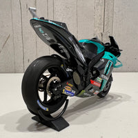 VALENTINO ROSSI 2021 TEAM PETRONAS YAMAHA YZR-M1 SRT QATAR TEST 1:12 DIECAST MODEL