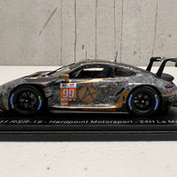Porsche 911 RSR-19 No.99 Hardpoint Motorsport - 24H Le Mans 2022 - A. Haryanto - A. Picariello - M. Rump - 1:43 Scale Resin Model Car - Spark