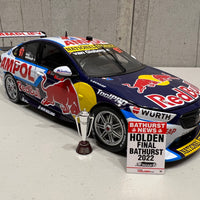 HOLDEN ZB COMMODORE - RED BULL AMPOL RACING - VAN GISBERGEN/TANDER #97 - 2022 Bathurst 1000 WINNER (with scale replica Poster and Trophy) 1:18 SCALE - BIANTE - RRP $279 NOW $250