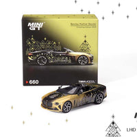 BENTLEY MULLINER BACALAR - 2023 CHRISTMAS EDITION - 1:64 SCALE DIECAST MODEL - MINI GT