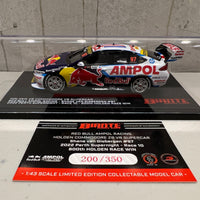 HOLDEN ZB COMMODORE - RED BULL AMPOL RACING - SHANE VAN GISBERGEN #97 - Bunnings Trade Perth Supernight Race 10 - 600th Holden Race Win - Winner - 1:43 Scale