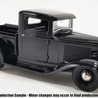1932 Ford Pickup Hot Rod - Black Beauty - 1:18 Scale Diecast Model - ACME