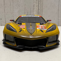 CHEVROLET CORVETTE C8.R #33 2023 LE MANS 24 HRS LM GTE AM CLASS WINNER CORVETTE RACING - POST RACE WEATHERD - 1:18 SCALE RESIN MODEL - TOPSPEED