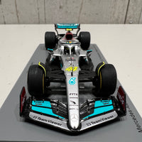 Mercedes-AMG Petronas F1 W13 E Performance No.44 Mercedes-AMG Petronas F1 Team - Belgian GP 2022 - Lewis Hamilton - 1:43 Scale Resin Model Car - Spark
