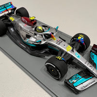 Mercedes-AMG Petronas F1 W13 E Performance No.44 Mercedes-AMG Petronas F1 Team - Miami GP 2022 - Lewis Hamilton. With Acrylic Cover - 1:18 Scale Resin Model Car - SPARK - RRP $380 NOW $340