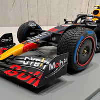 Oracle Red Bull Racing RB18 No.11 Oracle Red Bull Racing - Winner Monaco GP 2022 - Sergio Pérez. With Acrylic Cover - 1:18 Scale Resin Model Car