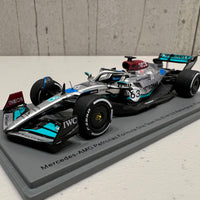 Mercedes-AMG Petronas F1 W13 E Performance No.63 Mercedes-AMG Petronas F1 Team - 4th Belgian GP 2022 - George Russell - 1:43 Scale Resin Model Car - Spark