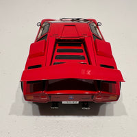 Lamborghini Countach Walter Wolf - Red - 1:18 Scale Diecast Model Car - KYOSHO