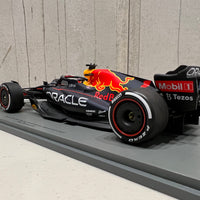Oracle Red Bull Racing RB18 No.1 Oracle Red Bull Racing - Winner Miami GP 2022 - Max Verstappen. With Acrylic Cover - 1:18 Scale Resin Model Car