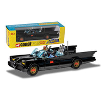 CORGI BATMOBILE WITH BATMAN AND ROBIN