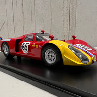 Alfa Romeo 33/2 No.65 24H Le Mans 1968 - S. Trosch - K. von Wendt - With Acrylic Cover - 1:18 Scale Resin Model Car