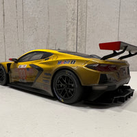 CHEVROLET CORVETTE C8.R #33 2023 LE MANS 24 HRS LM GTE AM CLASS WINNER CORVETTE RACING - POST RACE WEATHERD - 1:18 SCALE RESIN MODEL - TOPSPEED