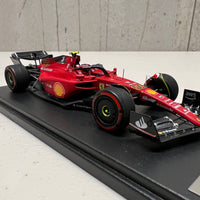 Ferrari F1-75 No.55 Winner Great Britain GP 2022 - Carlos Sainz Jr. - 1:43 Scale Resin Model Car - LookSmart