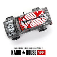 KAIDO★HOUSE DATSUN 510 WAGON 4X4 KAIDO OFFROAD V1 GREY - 1:64 SCALE DIECAST MODEL - MINI GT