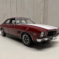 HOLDEN HQ GTS MONARO - BURGUNY SEDAN - 1:18 DIECAST MODEL
