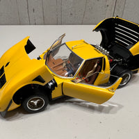 Lamborghini Miura SVR - Yellow/Black - 1:18 Scale Diecast Model Car - KYOSHO