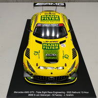 MERCEDES-AMG GT3 - 2022 BATHURST 12-HOUR - TRIPLE EIGHT RACE ENGINEERING #888 - FEENEY/VAN GISBERGEN/IBRAHIM - 3RD PLACE - 1:18 SCALE