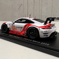 Porsche 911 RSR-19 No.56 Team Project 1 - 24H Le Mans 2022 - B. Iribe - O. Millroy - B. Barnicoat - 1:43 Scale Resin Model Car Spark