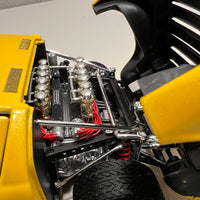 Lamborghini Miura SVR - Yellow/Black - 1:18 Scale Diecast Model Car - KYOSHO