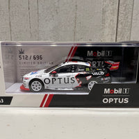 Chaz Mostert - Mobil 1 Optus Racing #25 Holden ZB Commodore - 2022 Adelaide 500 Holden Tribute Livery - 1:43 Scale Diecast Model - AUTHENTIC COLLECTABLES