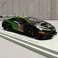 Lamborghini Huracán GT3 No.777 Team HB Racing 24H Spa 2017 Limited 300 1:43 Model Car - Spark
