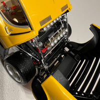 Lamborghini Miura SVR - Yellow/Black - 1:18 Scale Diecast Model Car - KYOSHO