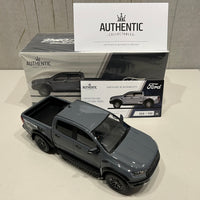 Ford Ranger Raptor - Conquer Grey 1:18 Resin Model - Authentic Collectables